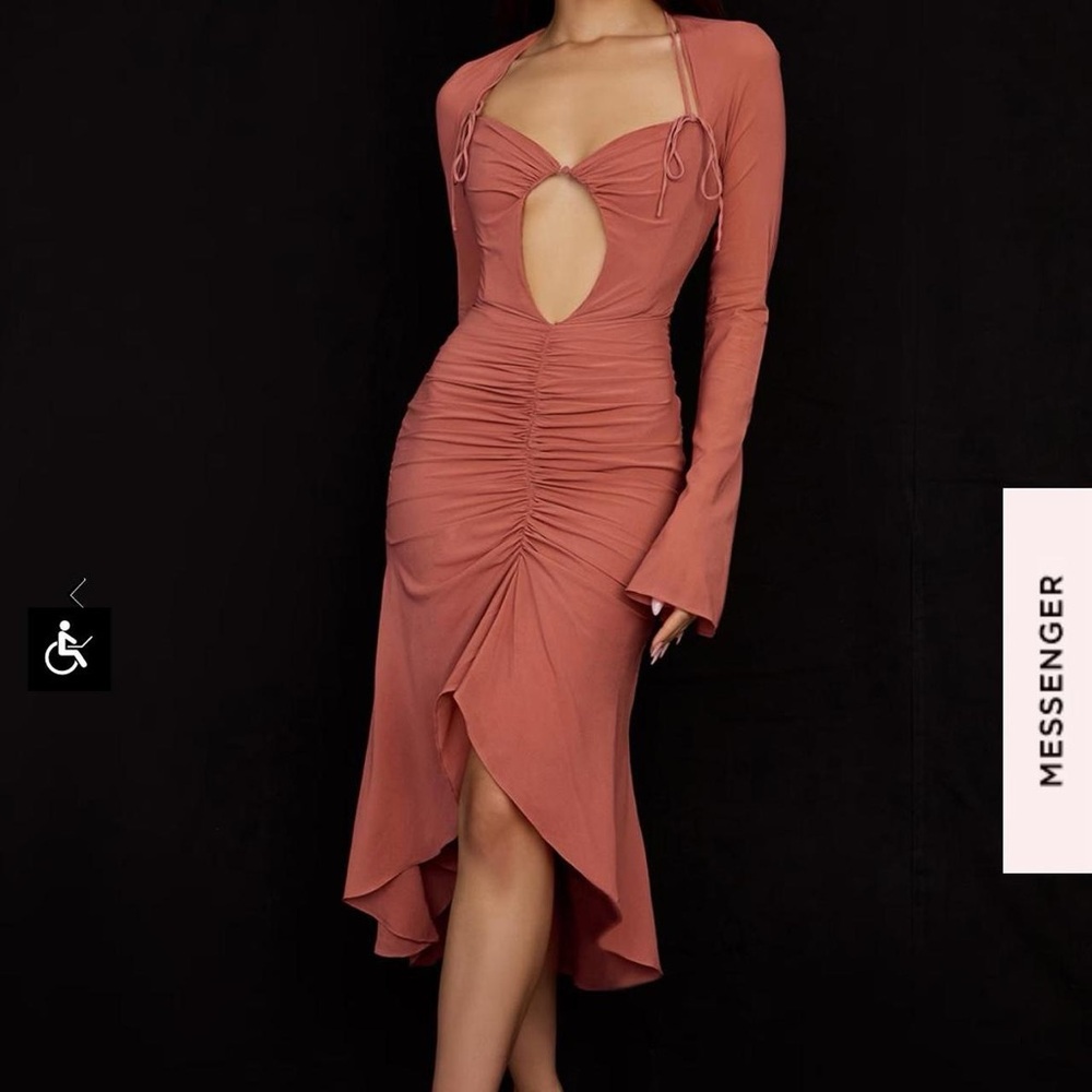 BRAND NEW House of CB SILK Dress